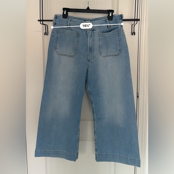Maeve The Curvy Colette Crop Wide-Leg Jeans size 32p - Picture 4 of 11